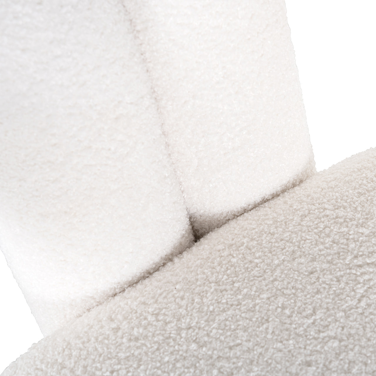 Fauteuil Dana wit harig (Himalaya 900 wit harig)