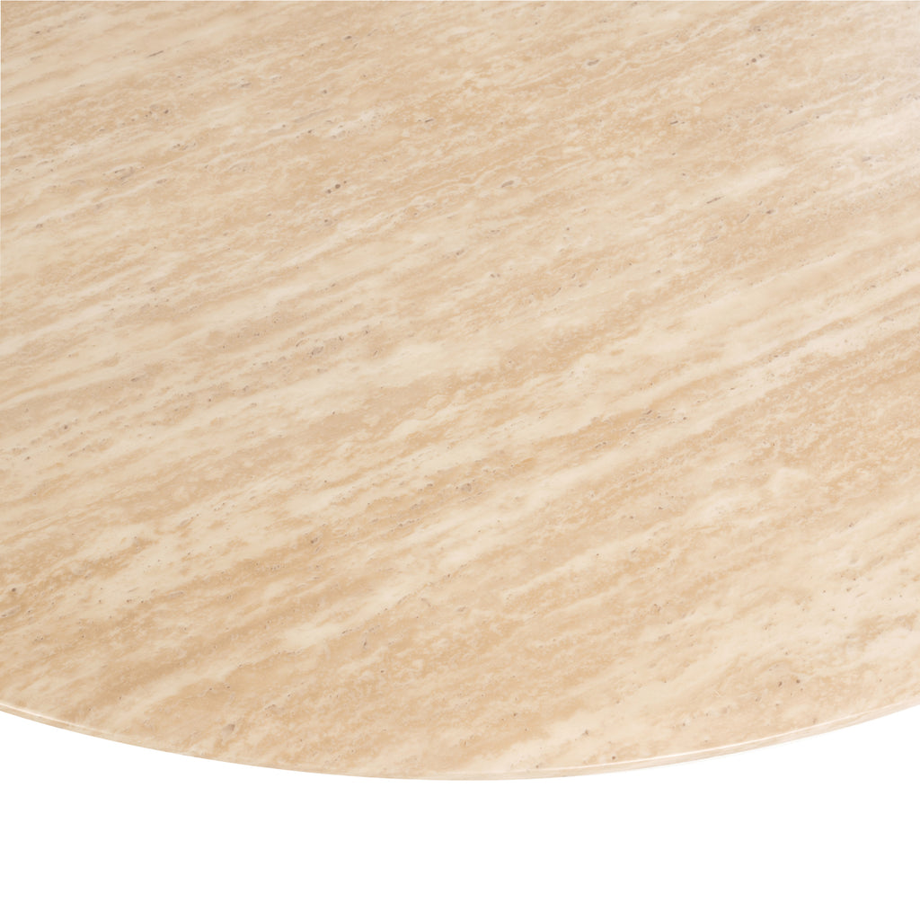 Eettafel Montgommery 130Ø (Beige)