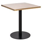 Bistrotafel Brazza beige 70x70