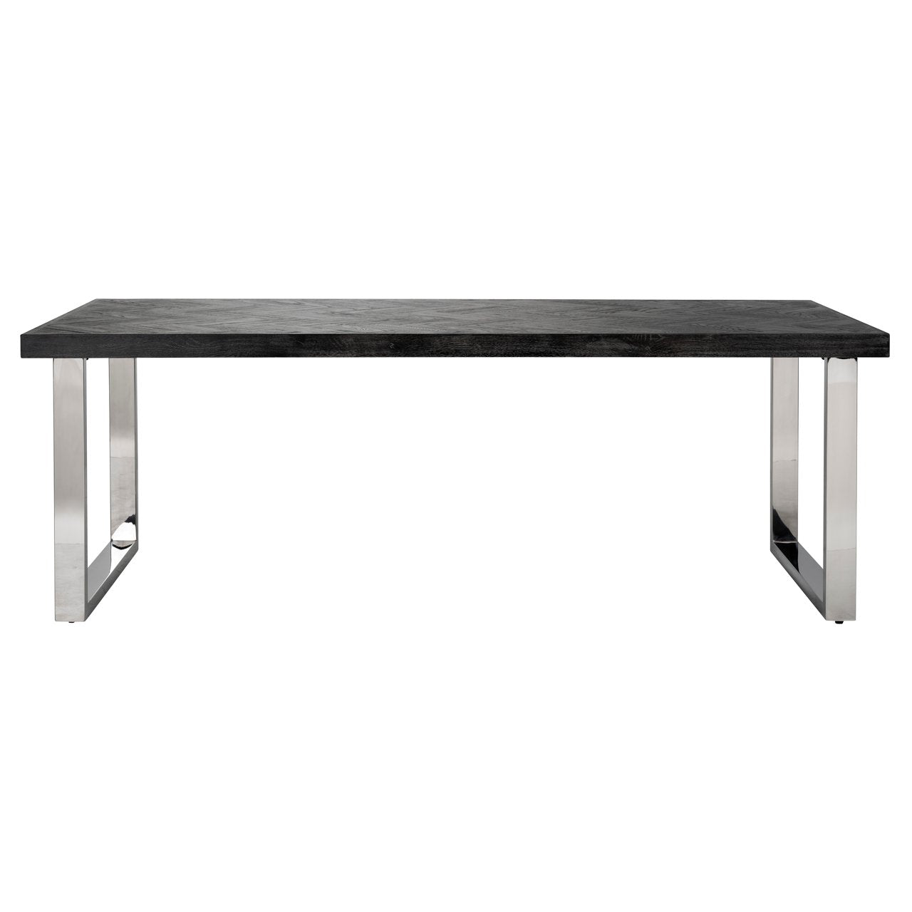 Eettafel Blackbone Silver zwart rustiek 220"