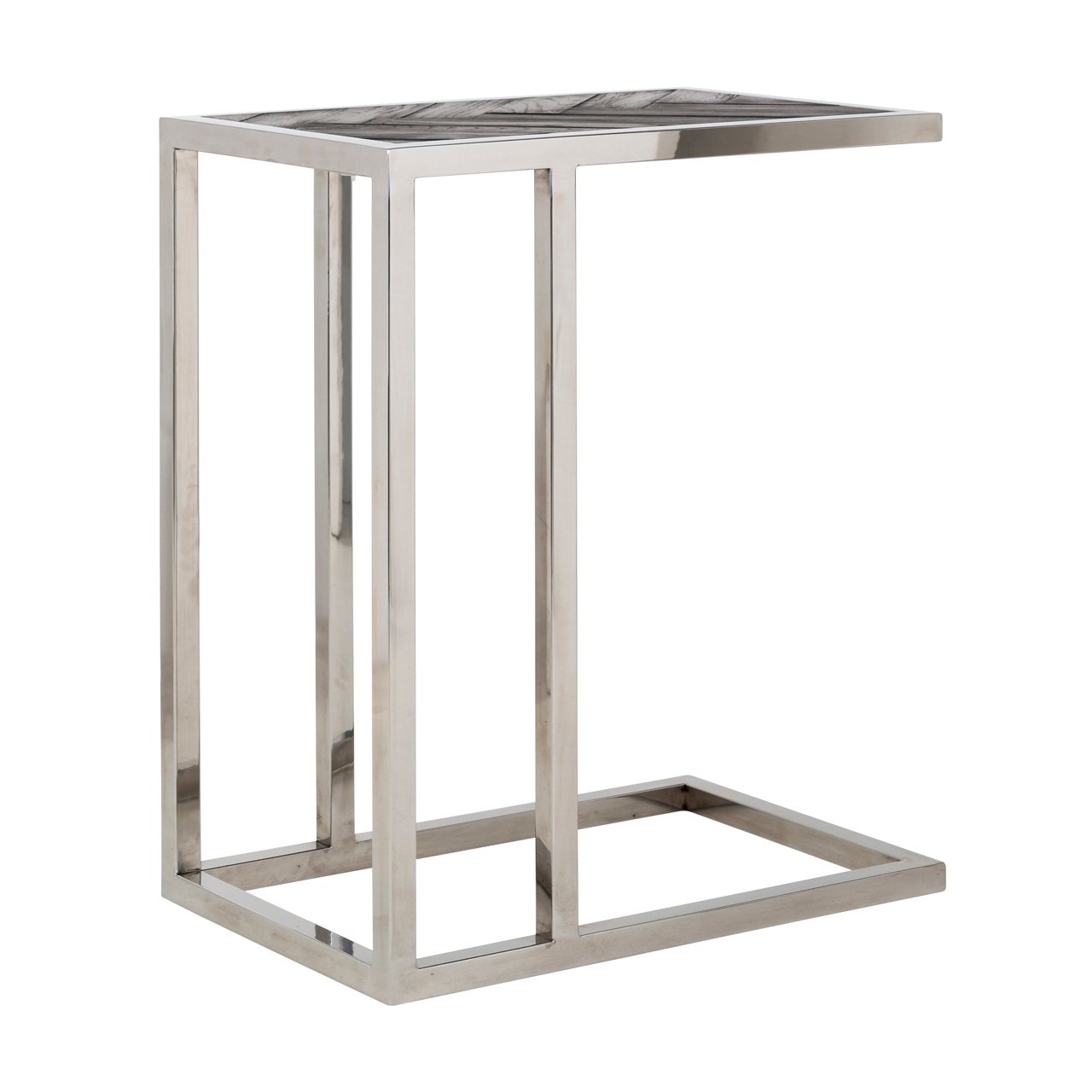 Sofatafel Blackbone Silver zwart rustiek