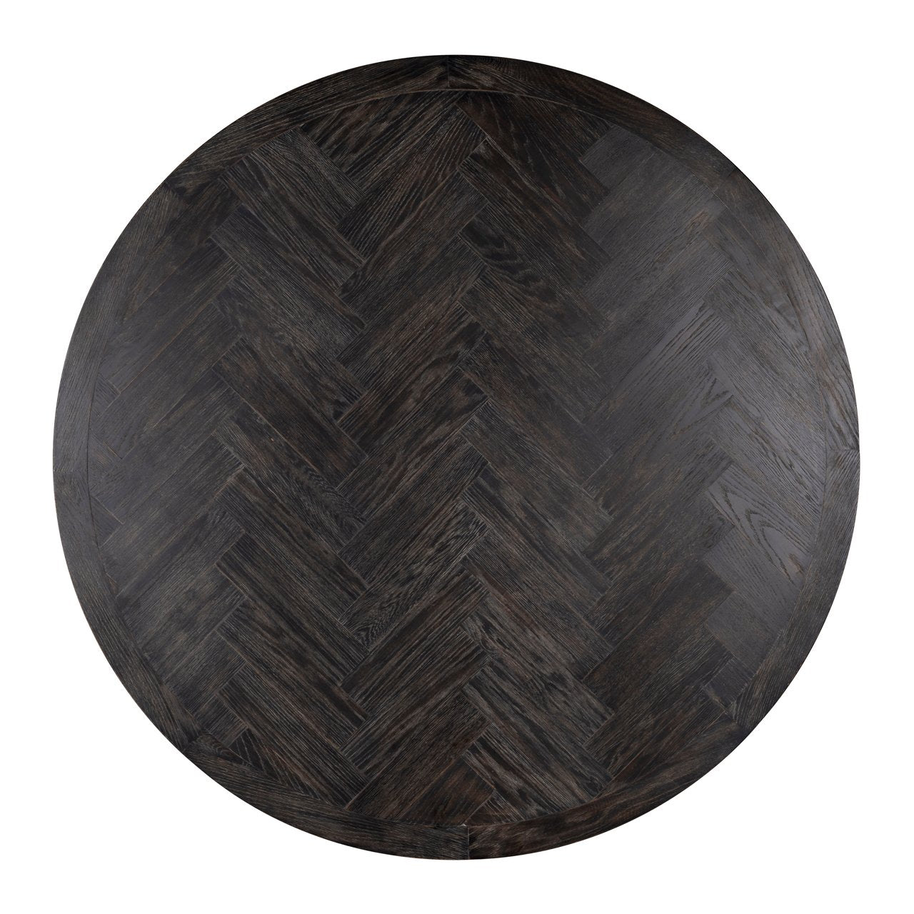 Eettafel Blackbone Gold zwart rustiek 140Ø