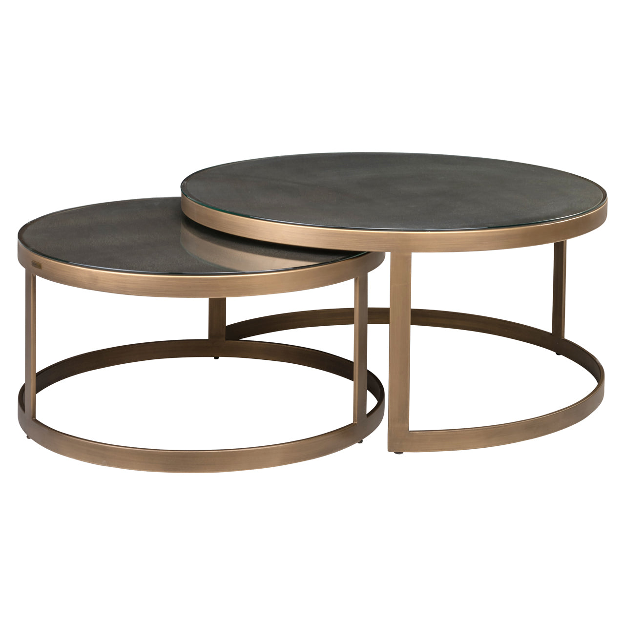 Salontafel Bloomville set van 2 (Goud)