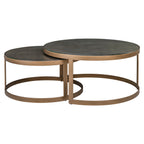 Salontafel Bloomville set van 2 (Goud)