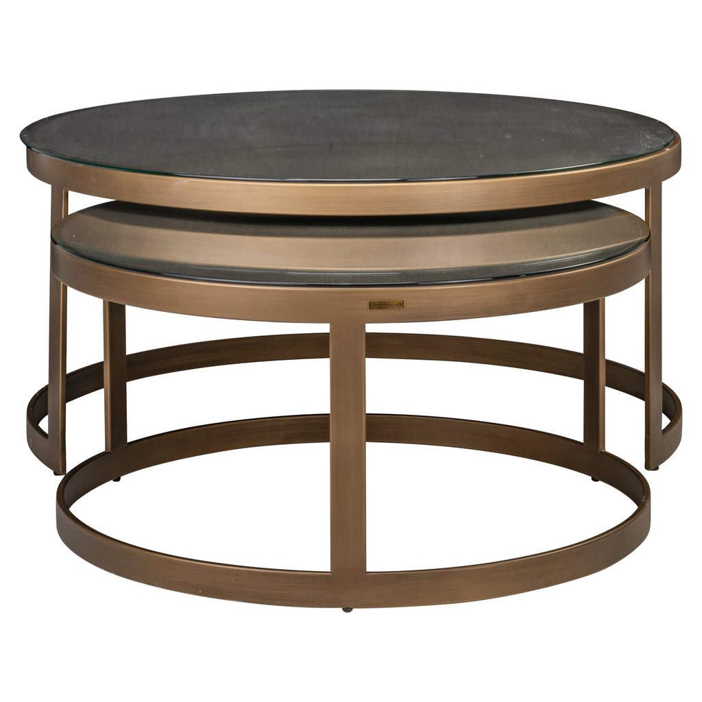 Salontafel Bloomville set van 2 (Goud)