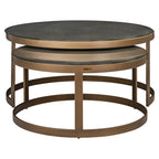 Salontafel Bloomville set van 2 (Goud)