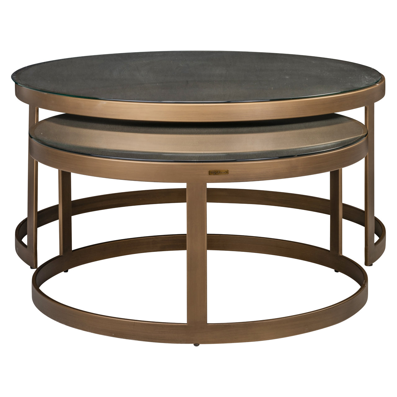 Salontafel Bloomville set van 2 (Goud)