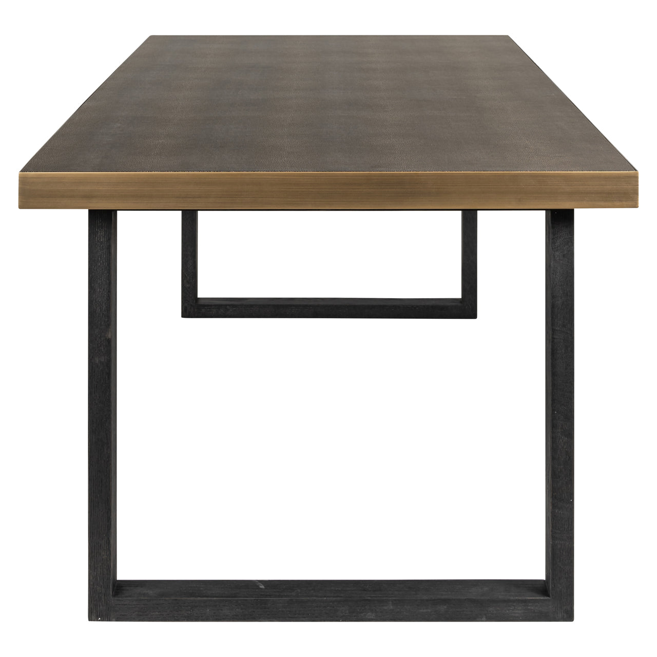 Eettafel Bloomville bruin incl. glazen blad 230"