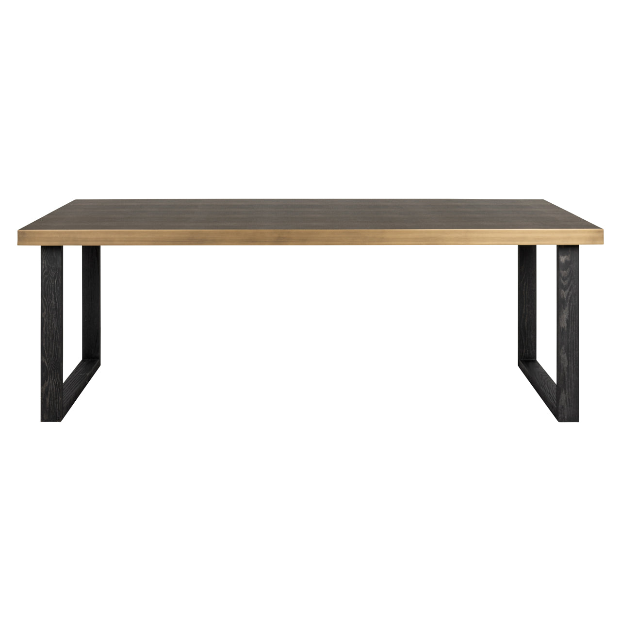 Eettafel Bloomville bruin incl. glazen blad 230"