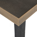 Eettafel Bloomville bruin incl. glazen blad 230"