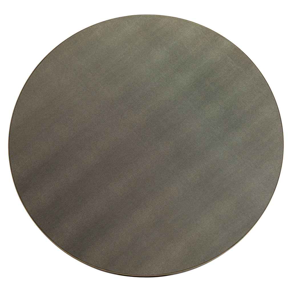 Eettafel Bloomville 140Ø (Zwart/goud)