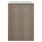 Nachtkastje Bloomville 1-lade incl. glas (Bruin)