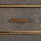 Nachtkastje Bloomville 1-lade incl. glas (Bruin)