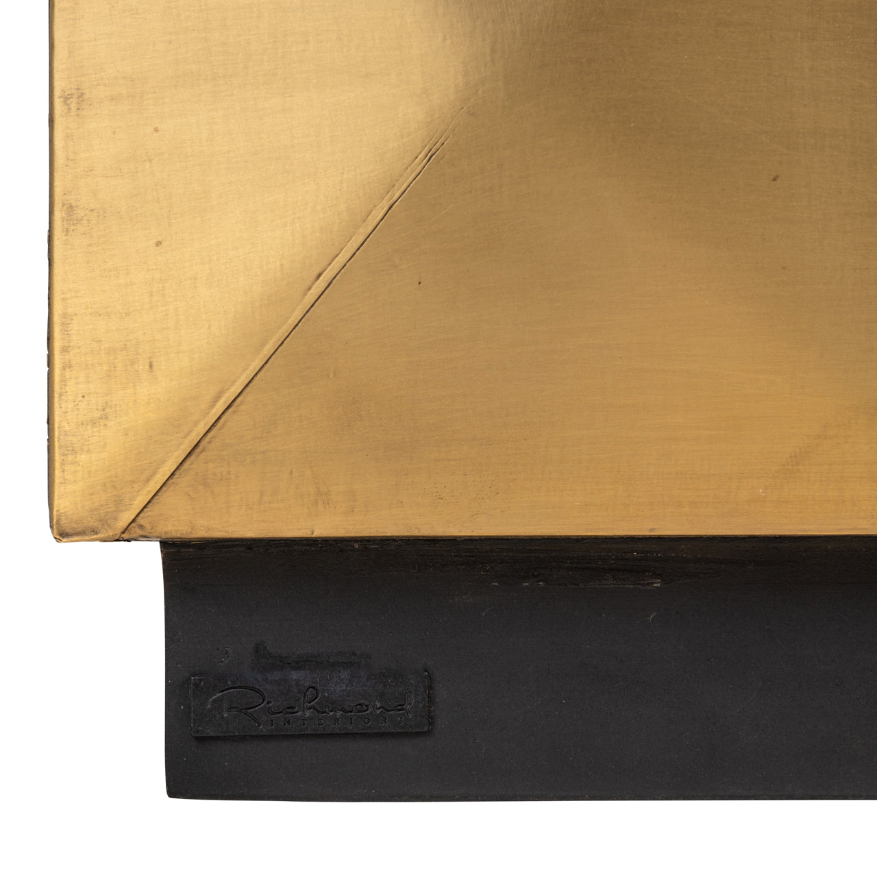 Salontafel Collada incl. glasplaat (Geborsteld Goud)