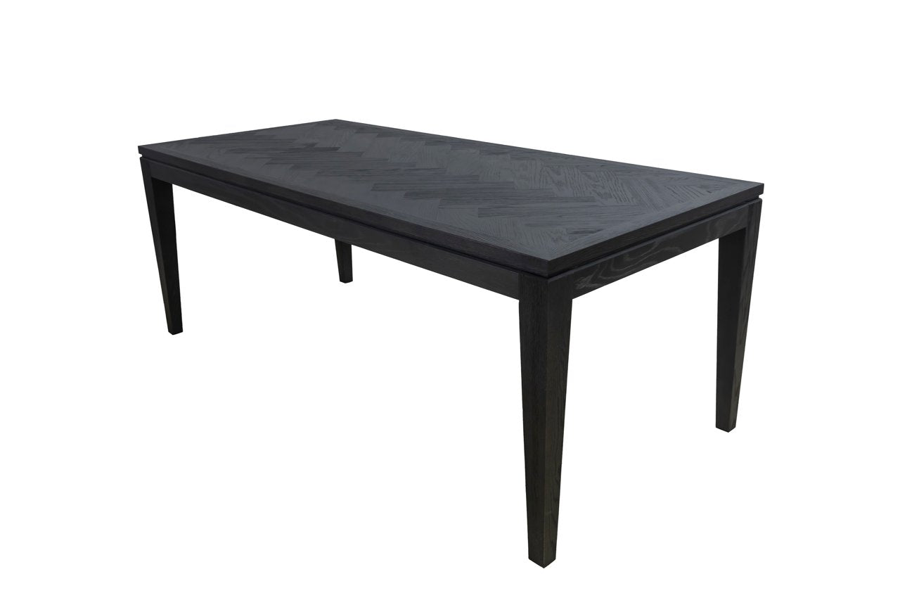 Eettafel Blackbone zwart rustiek 200
