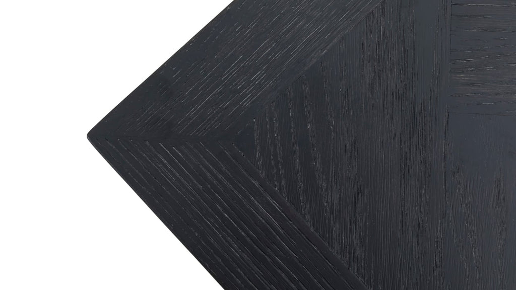Eettafel Blackbone zwart rustiek 200