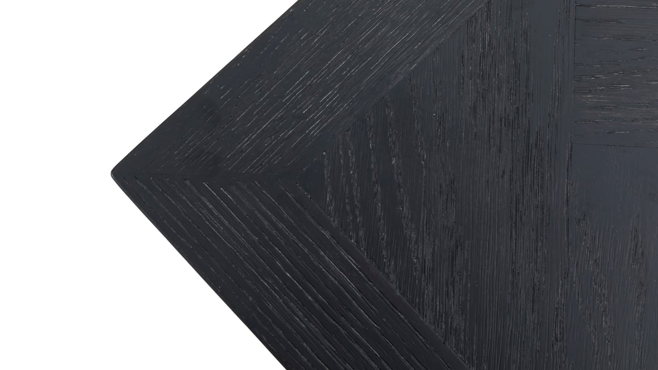 Eettafel Blackbone zwart rustiek 200