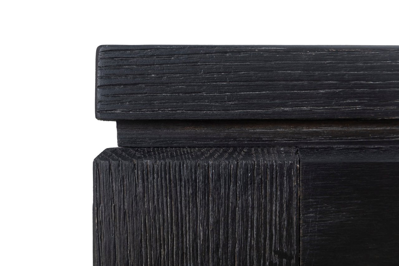 Eettafel Blackbone zwart rustiek 200