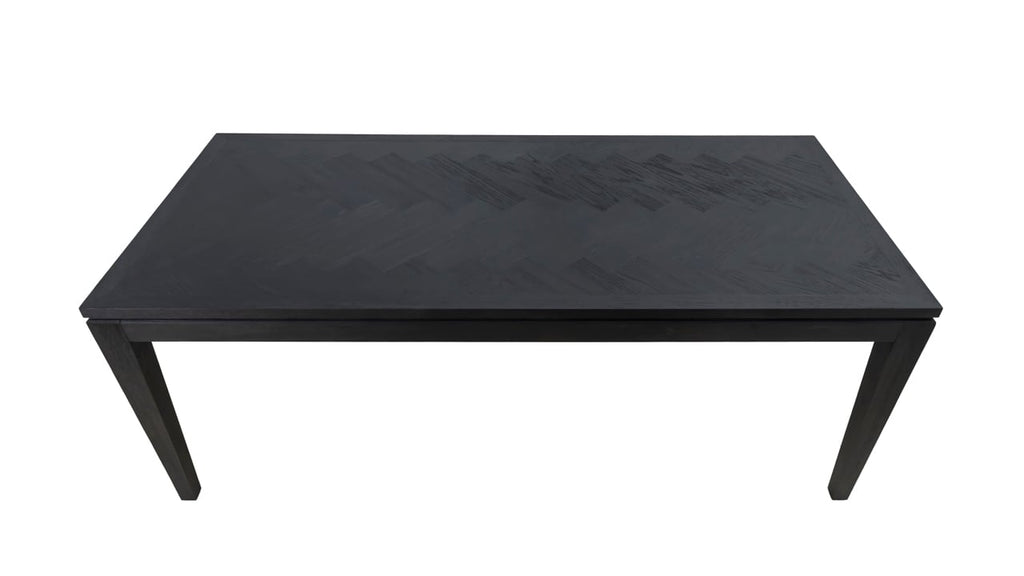 Eettafel Blackbone zwart rustiek 200