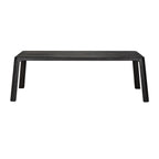 Eettafel Baccarat donker koffie 230