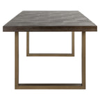 Eettafel Luxor diamant 230 (Bruin)
