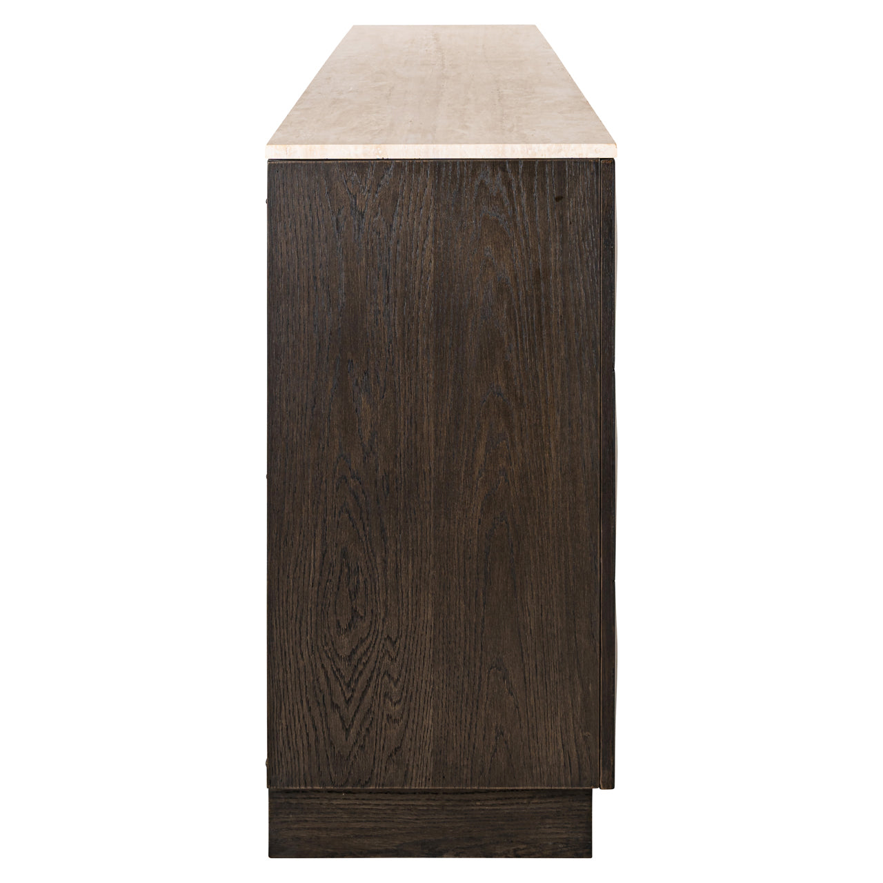 Dressoir Claremont bruin 4 deuren 2 planken