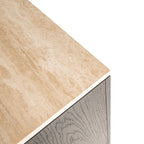 Dressoir Claremont bruin 4 deuren 2 planken