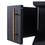Wandkast Cambon 4-deuren 4-planken (Donker koffie)