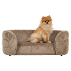 Huisdierenbed Bingo taupe chenille (Bergen 104 taupe chenille)