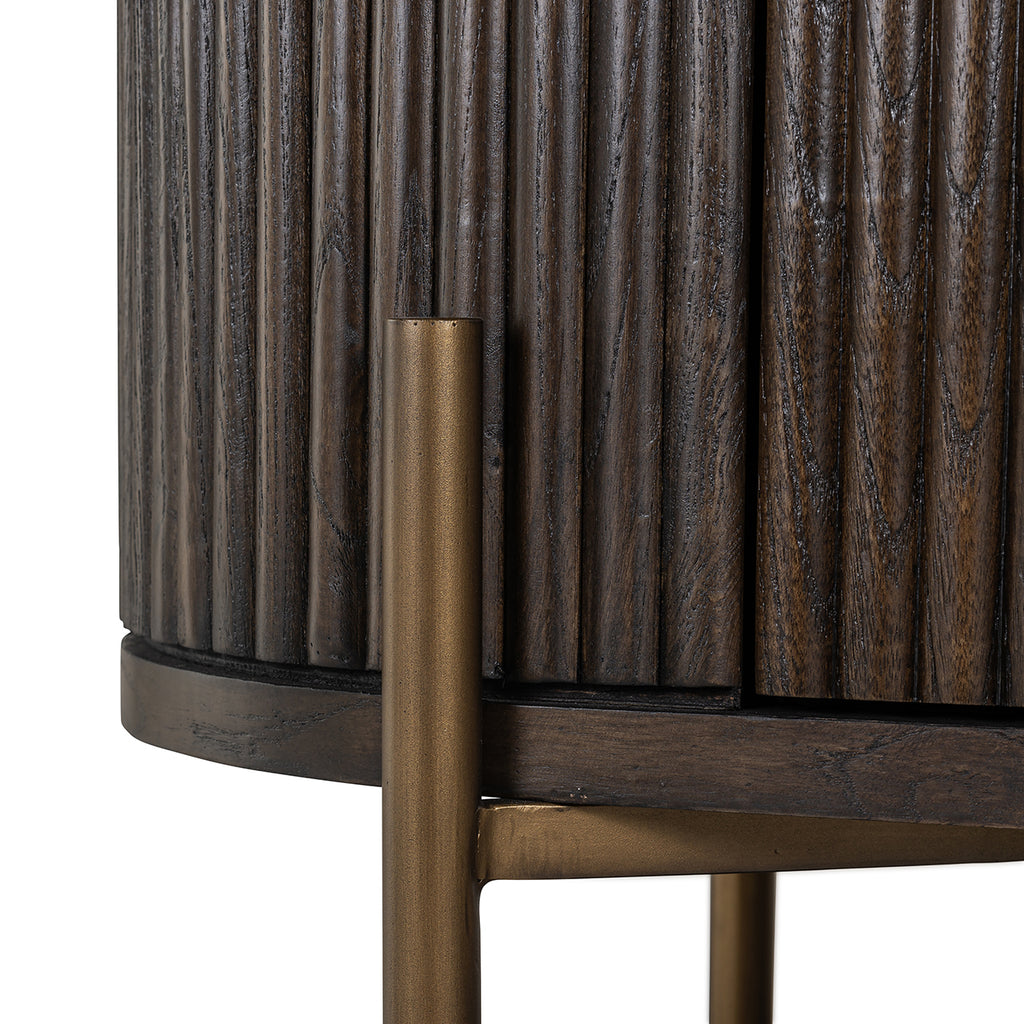 Wandkast Luxor 1-deur (Bruin)