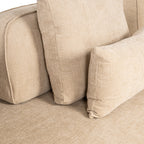 Bank Tudor met losse rugleuning zand olympus (Zand olympus)