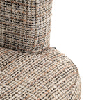 Draaistoel Rochenne met wielen trendy nature (Be Trendy 01 Nature)