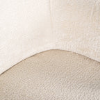 Fauteuil Venus witte chenille (Bergen 900 witte chenille)