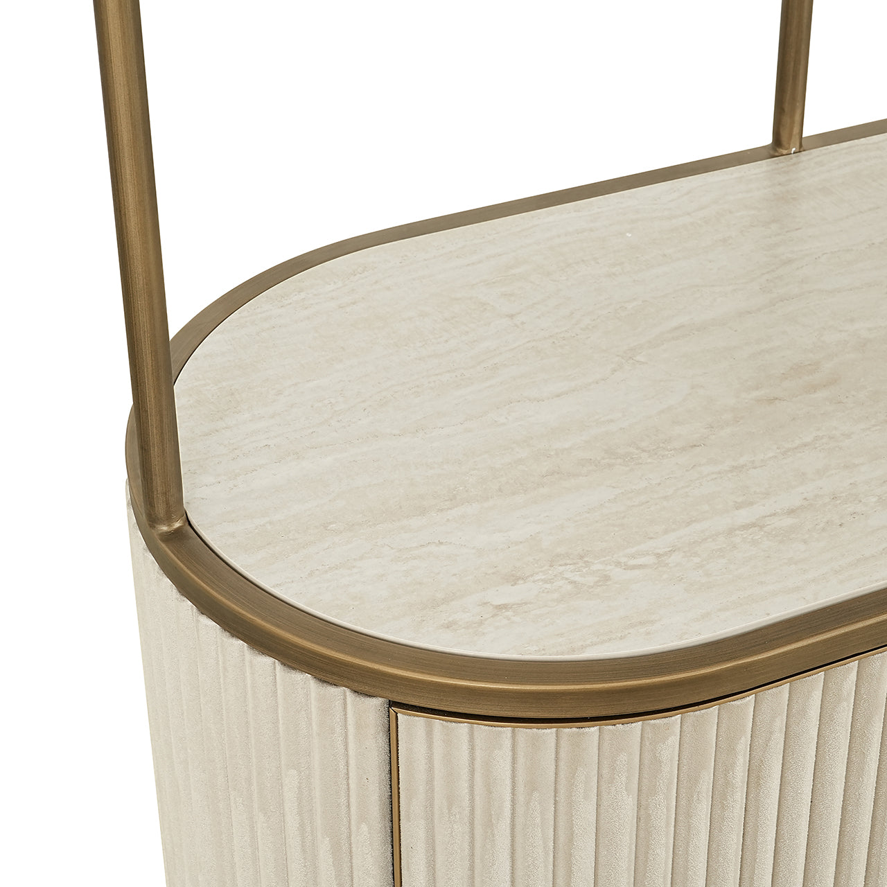 Wandkast Tivoli 2-deurs 3 open planken (Wit)