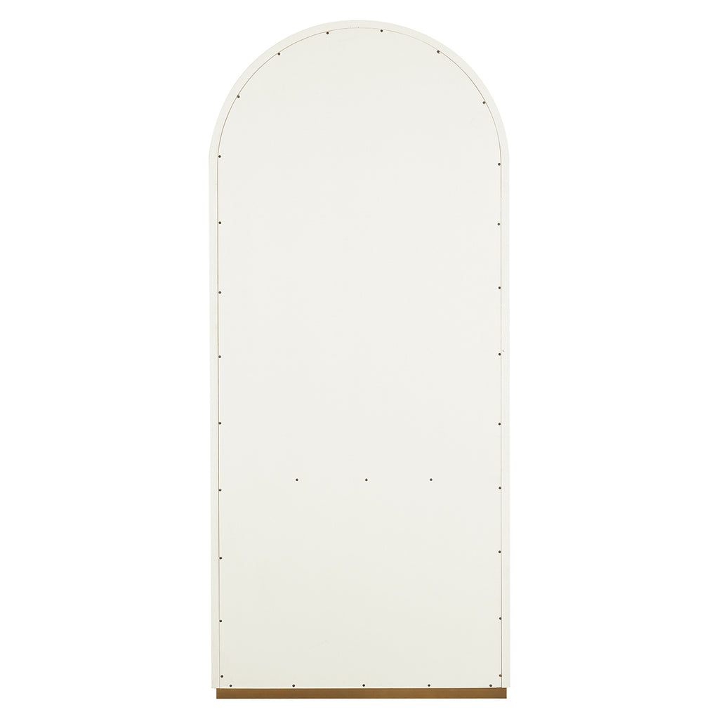 Wandkast Tivoli met gebogen bovenkant 2-deurs 3-planken (Wit)