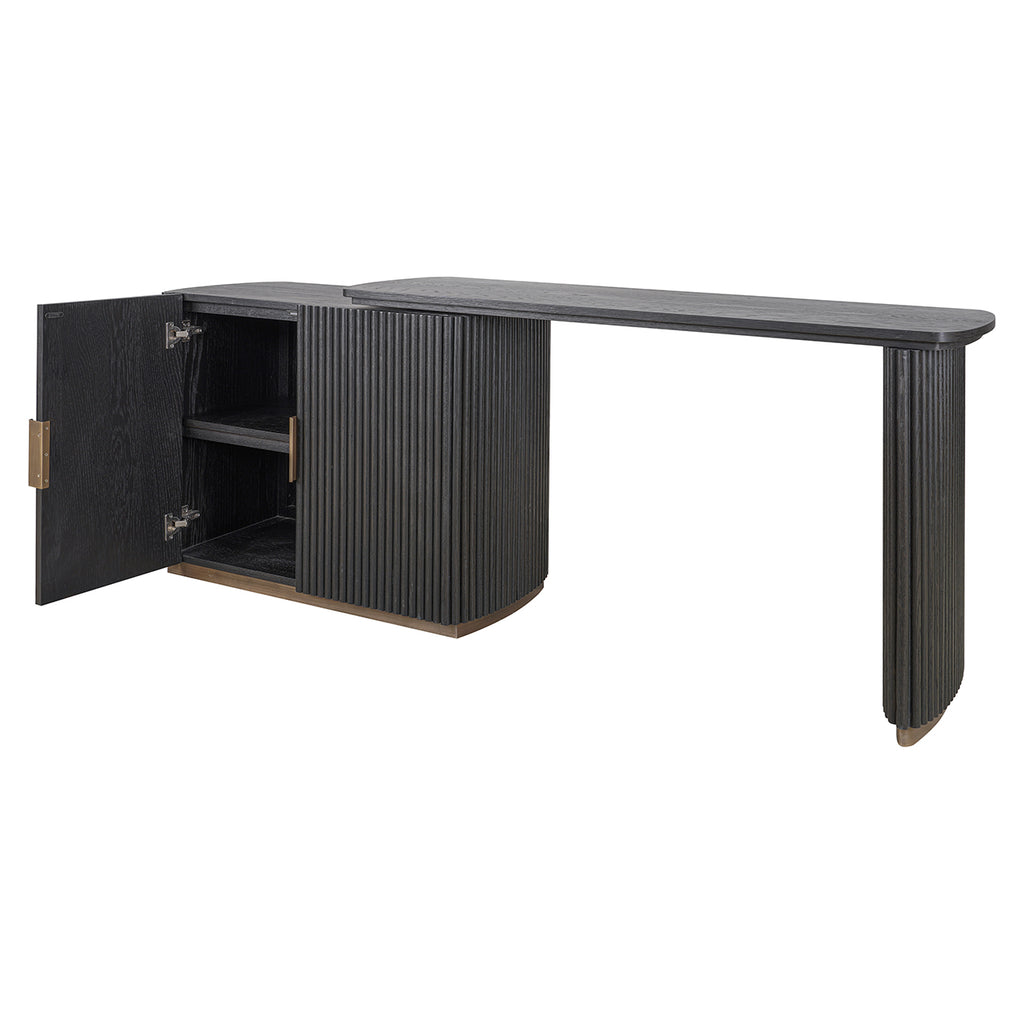Bureau Cambon 2-deurs (Donker koffie)