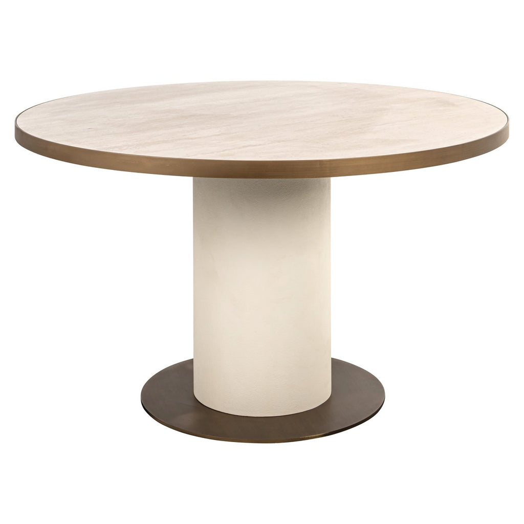 Eettafel Tivoli wit 130Ø