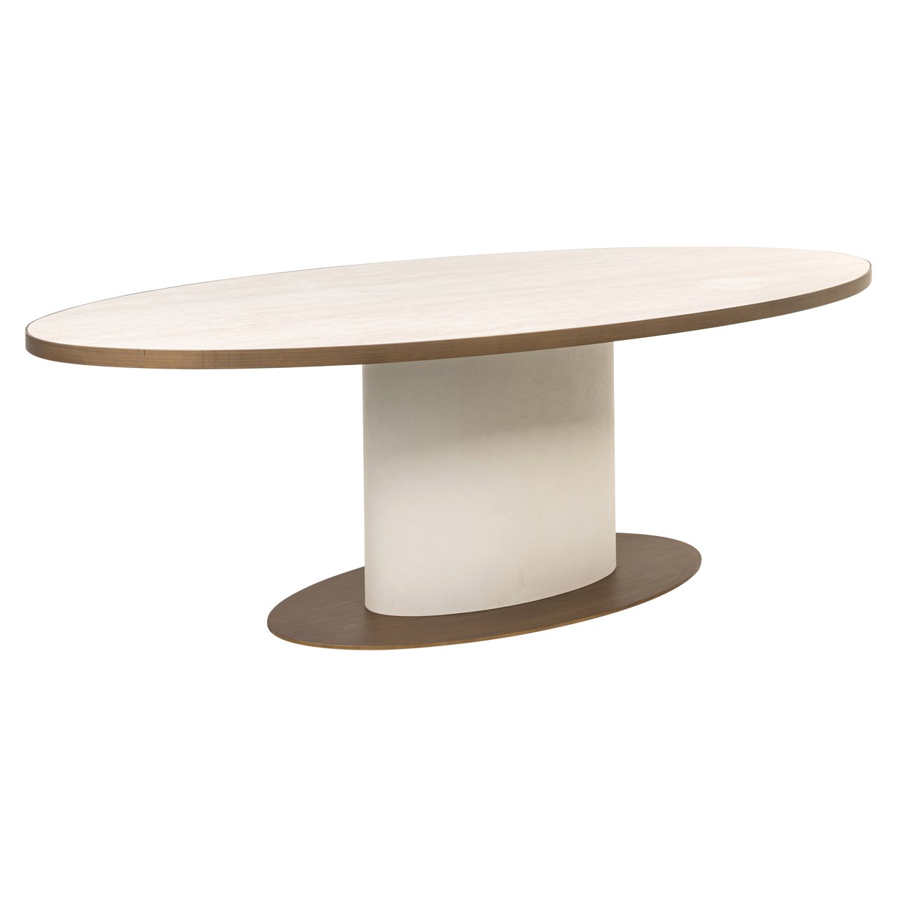 Eettafel Tivoli wit ovaal 230"
