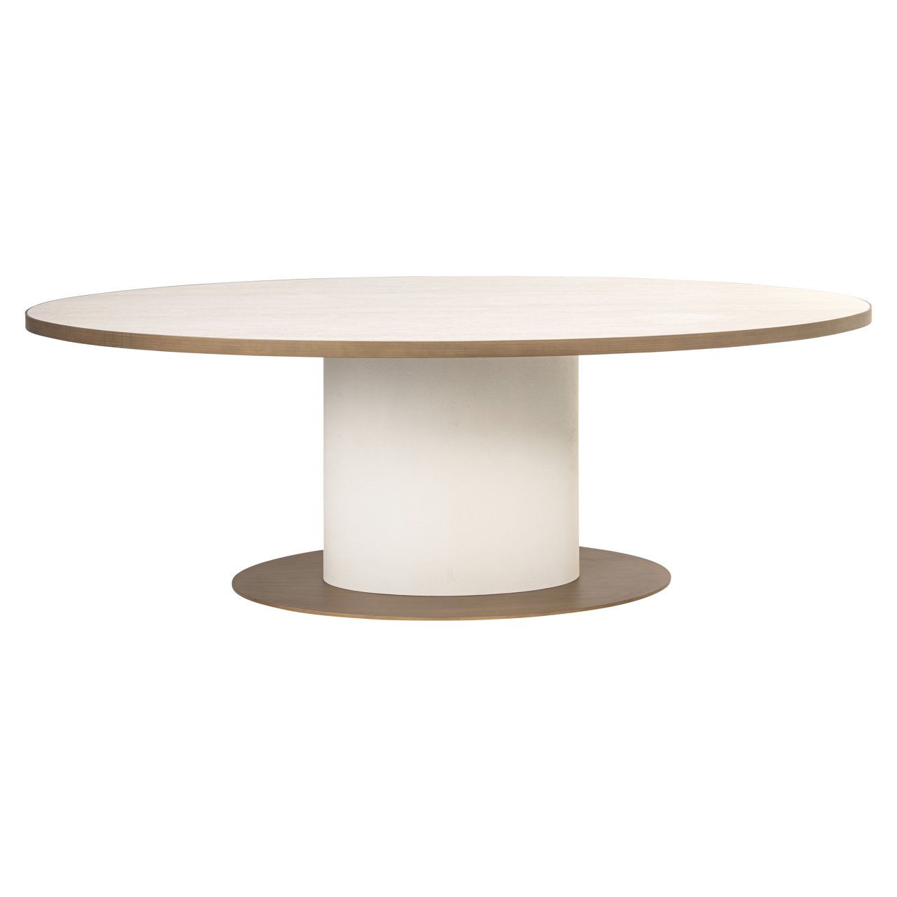 Eettafel Tivoli wit ovaal 230"