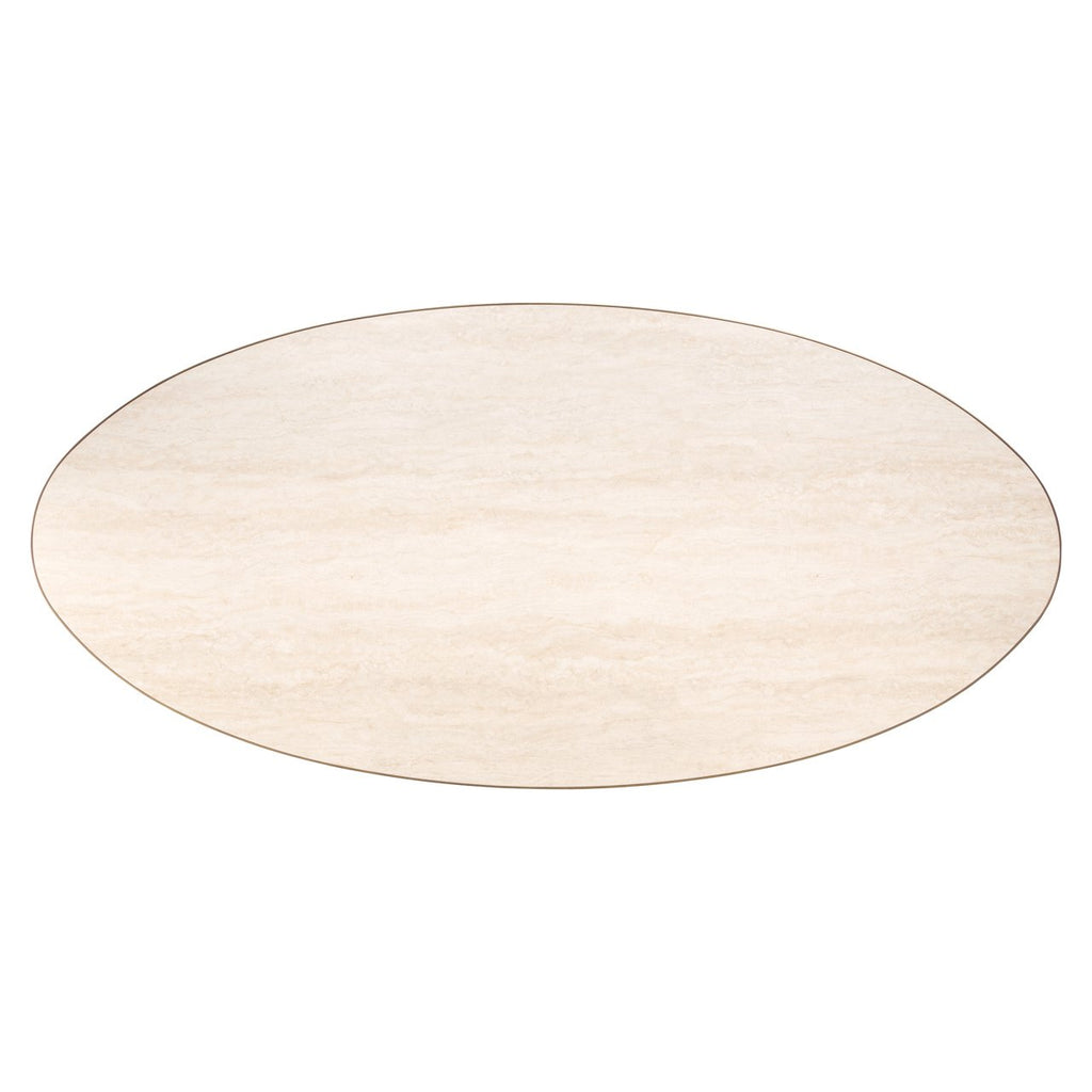 Eettafel Tivoli wit ovaal 230"