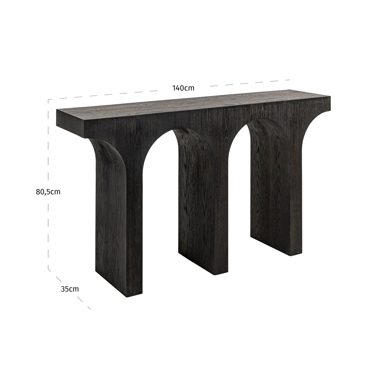 Console Ashford donkerbruin