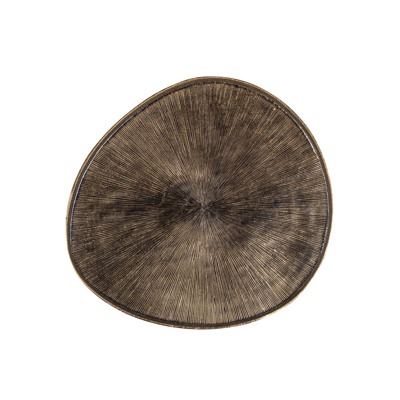 Salontafel Louve geborsteld goud (Set van 2)