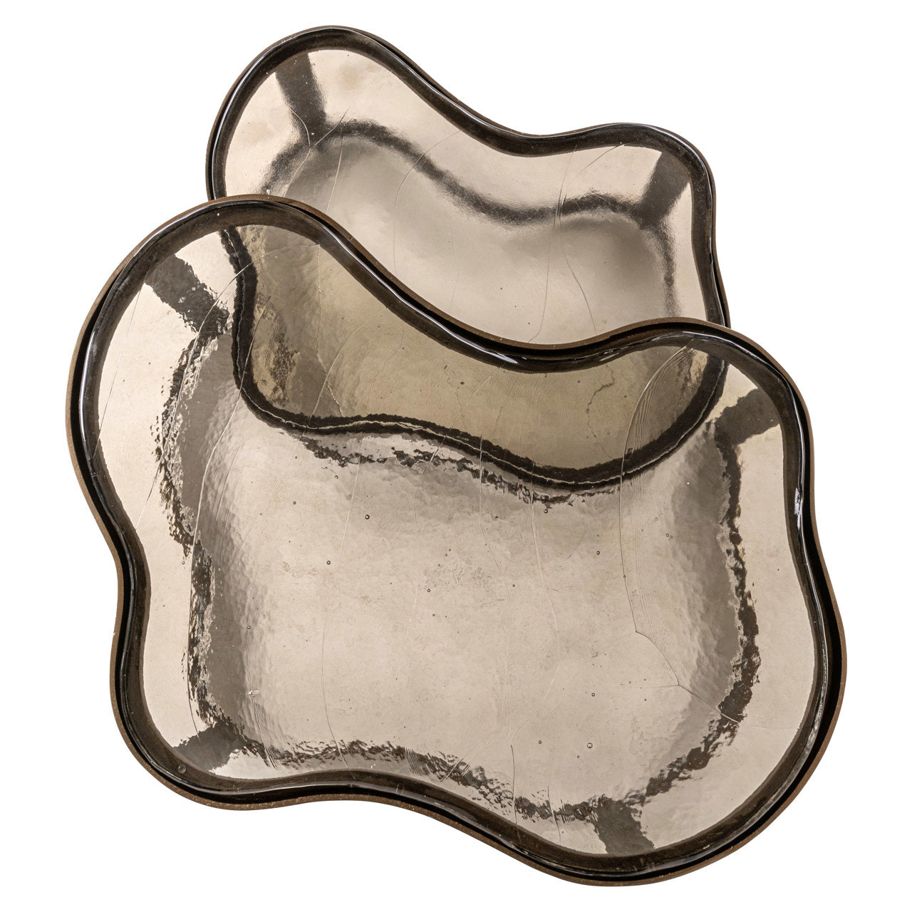 Salontafel Fairfield messing antiek (Set van 2)