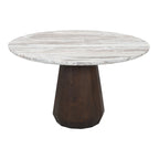 Eettafel Oberoy 130Ø (Bruin)