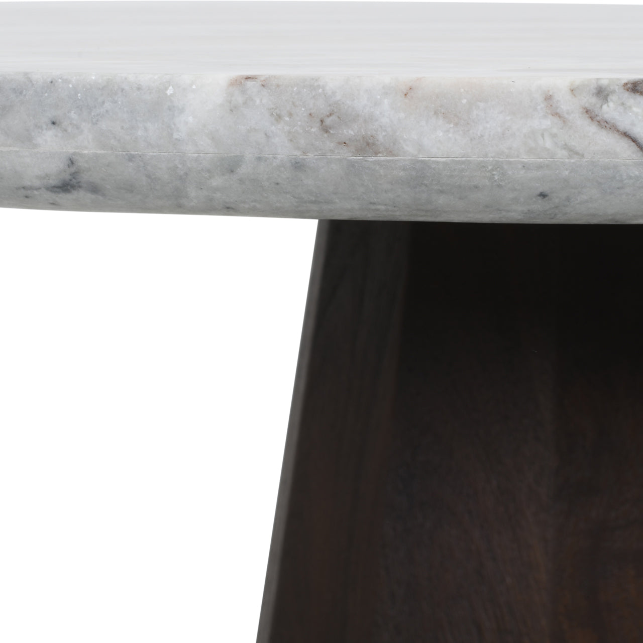 Eettafel Oberoy 130Ø (Bruin)