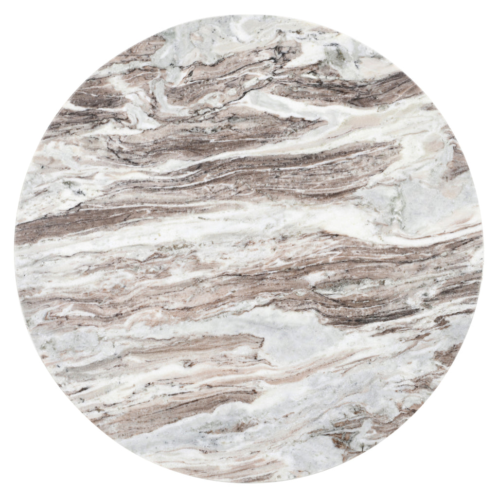 Salontafel Oberoy 80Ø (Bruin)