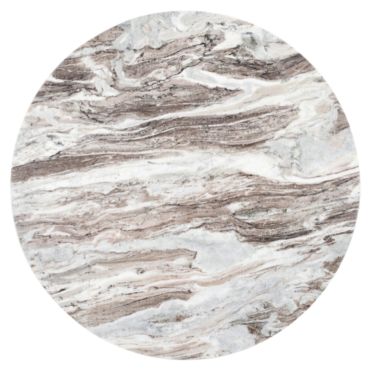 Salontafel Oberoy 80Ø (Bruin)