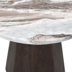 Bijzettafel Oberoy 45Ø (Bruin)