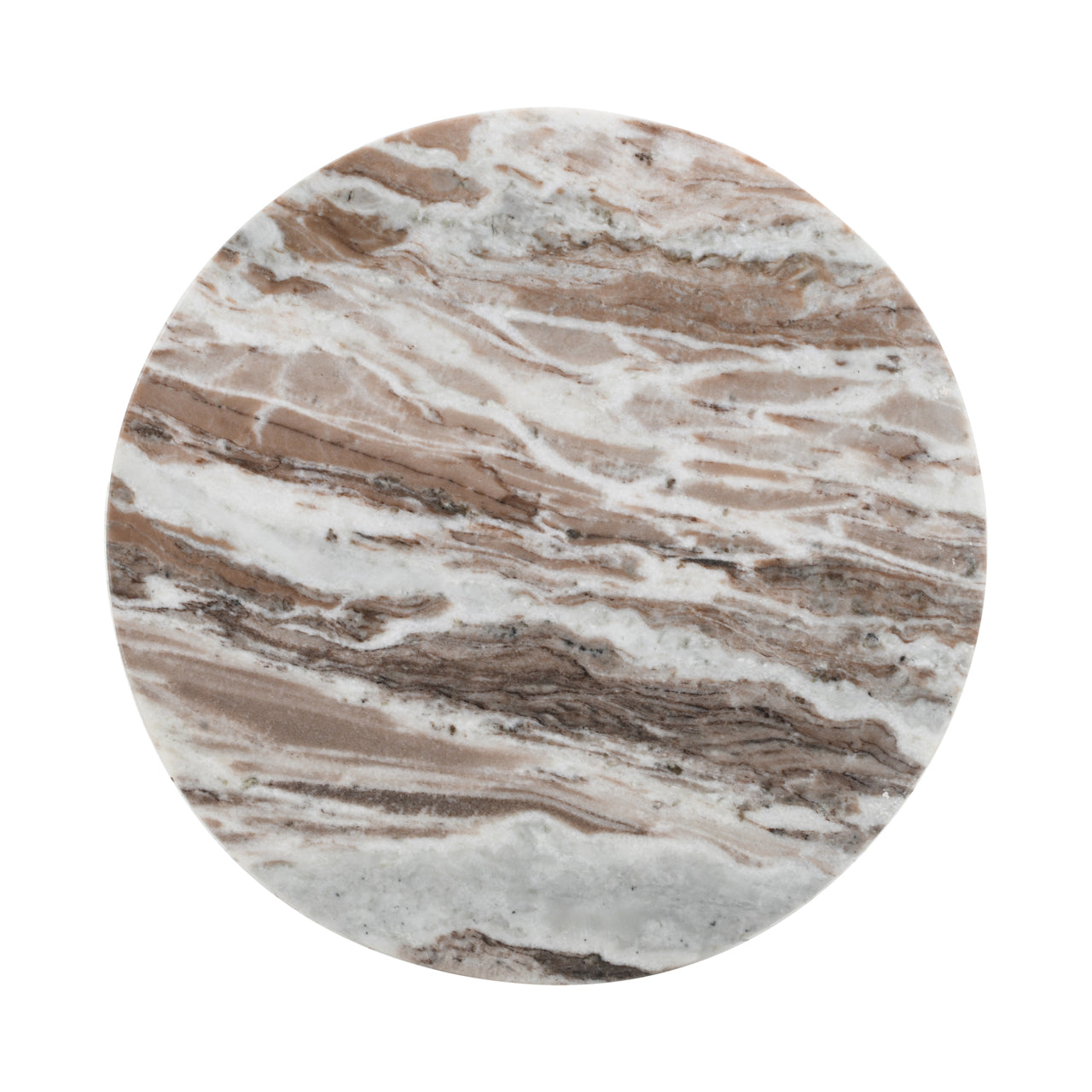 Bijzettafel Oberoy 45Ø (Bruin)