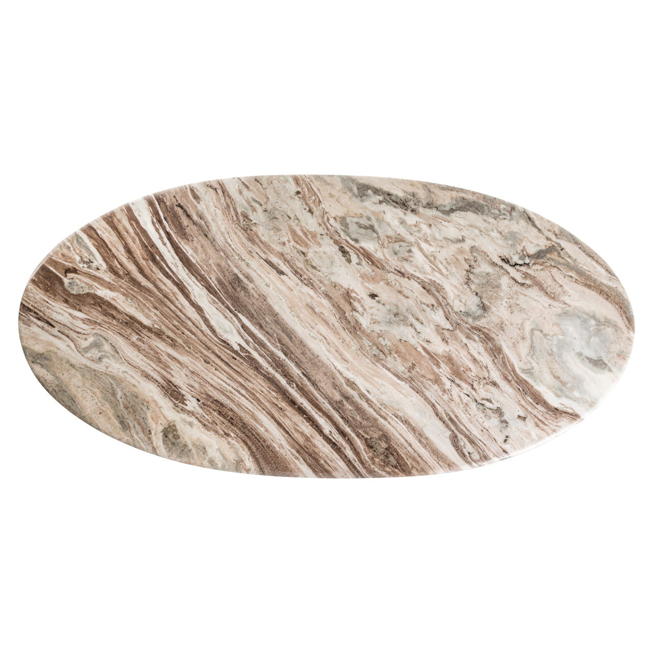 Eettafel Rasford donkerbruin ovaal 200"